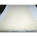 Vtg Handmade Cream Ivory Crochet Afghan Throw Blanket Soft Fringe BOHO 65 x61