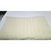 Vtg Handmade Cream Ivory Crochet Afghan Throw Blanket Soft Fringe BOHO 65 x61