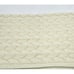 Vtg Handmade Cream Ivory Crochet Afghan Throw Blanket Soft Fringe BOHO 65 x61