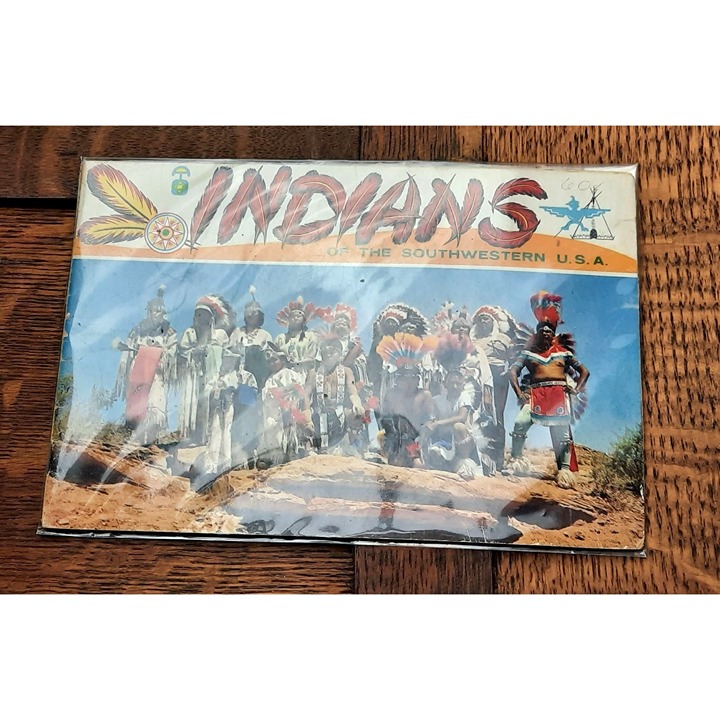 Vintage Book Indians of the the Southwestern USA Mirro-Krome Book 1960