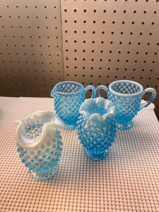 Fenton Glass 4 piece Set
