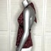 Vintage 00s BETSEY JOHNSON Pink & Black Snakeskin Print Jersey Halter Top P XS
