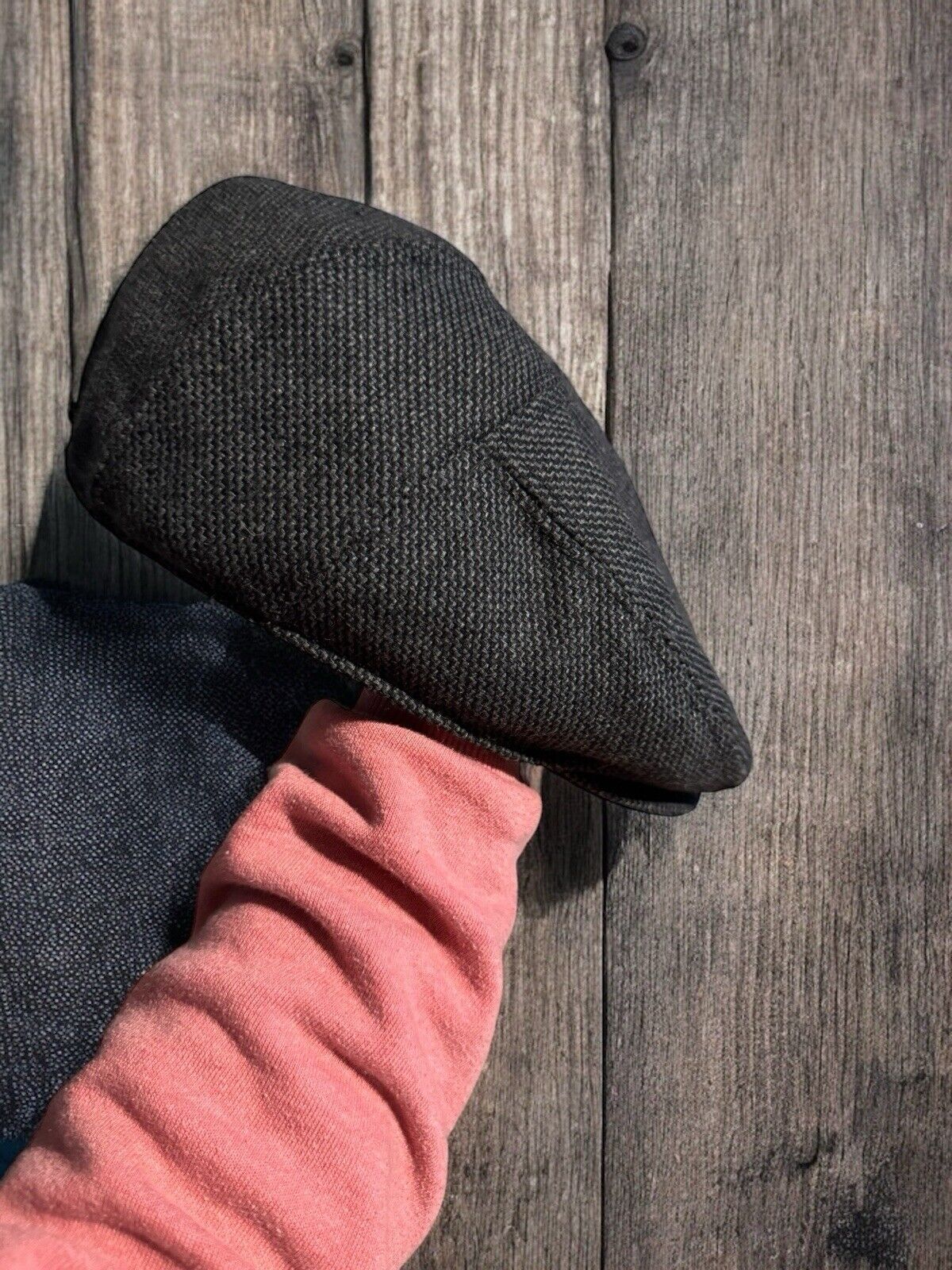Stetson Classic Wool Mix Flat Cap Newsboy Retro Ivy Driver Charcoal Men’s XL