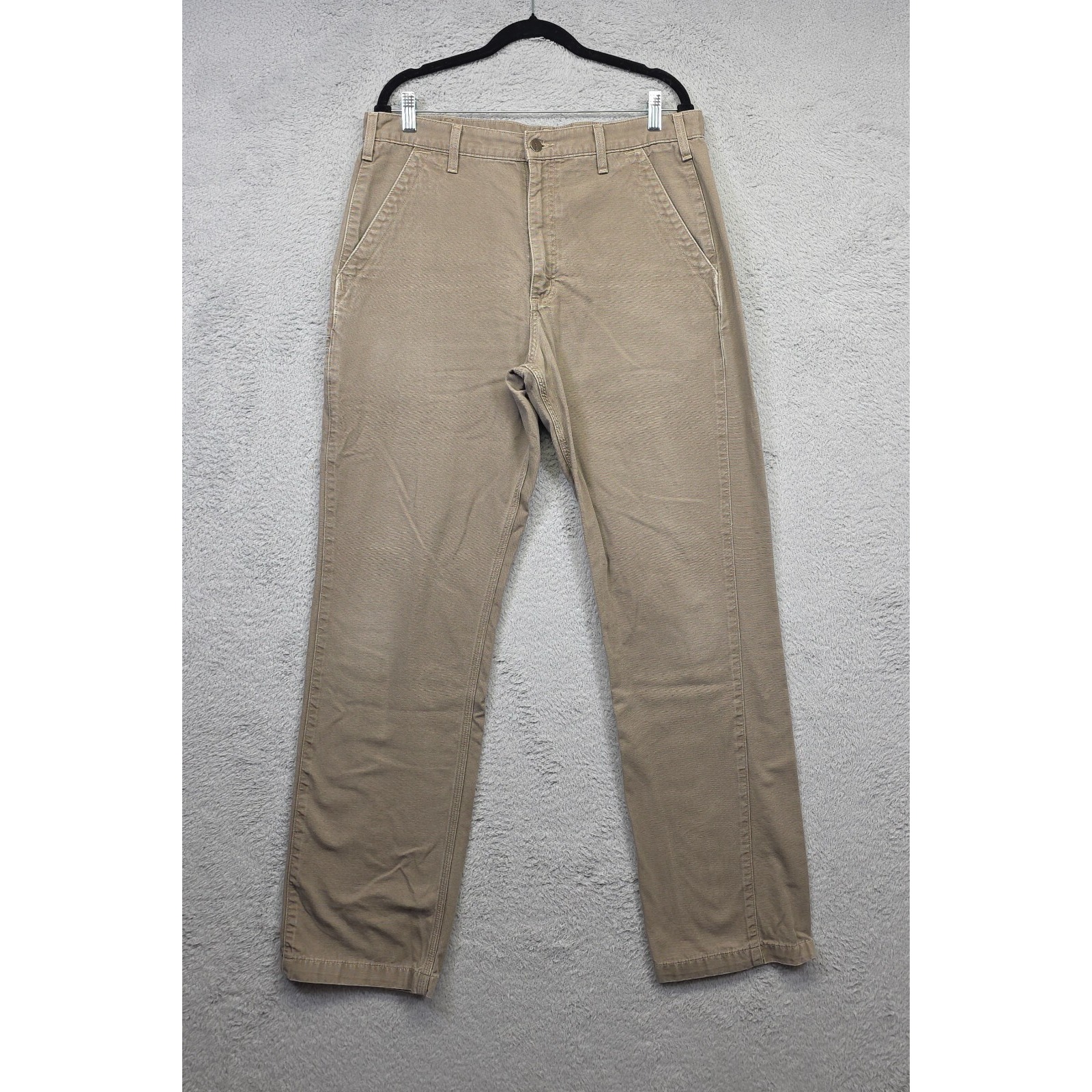 Vintage Carhartt Pants Mens 36x36 Brown Straight Relaxed Fit Canvas Grunge Work