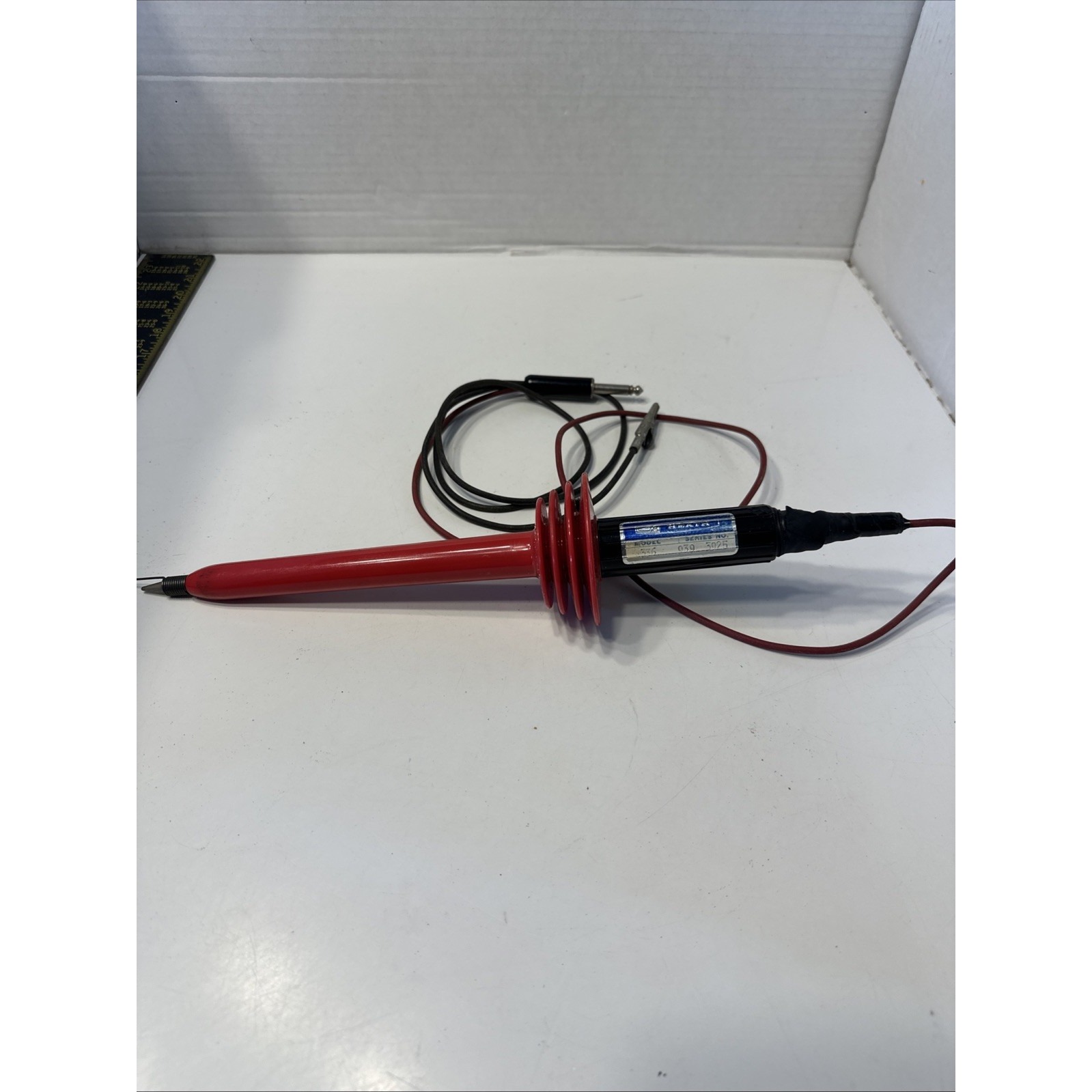 Heath High Voltage Probe Model 336 039 Series No. 3025 Alligator Tip Un Tested