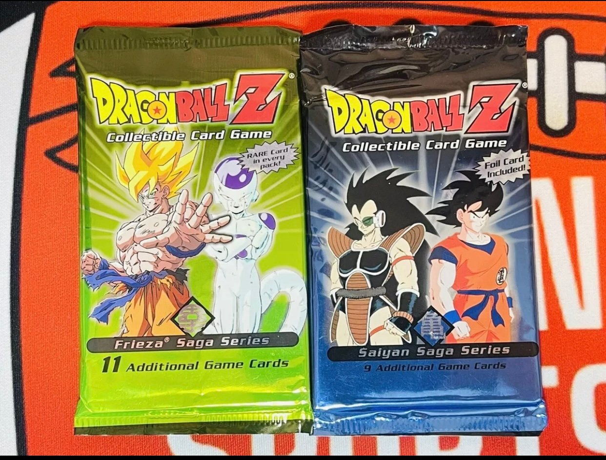 2000 DBZ Dragon ball Z Frieza 11-card & Saiyan Saga 9-Card Booster Pack Lot Rare