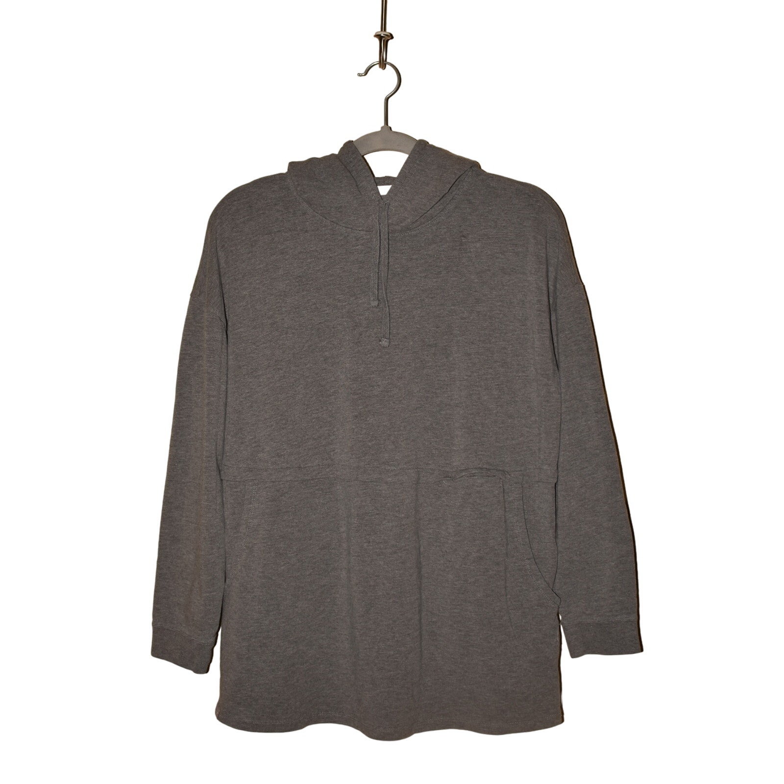 BAREFOOT DREAMS 138 Malibu Collection Brushed Luxe Anorak Sweatshirt Gray Small