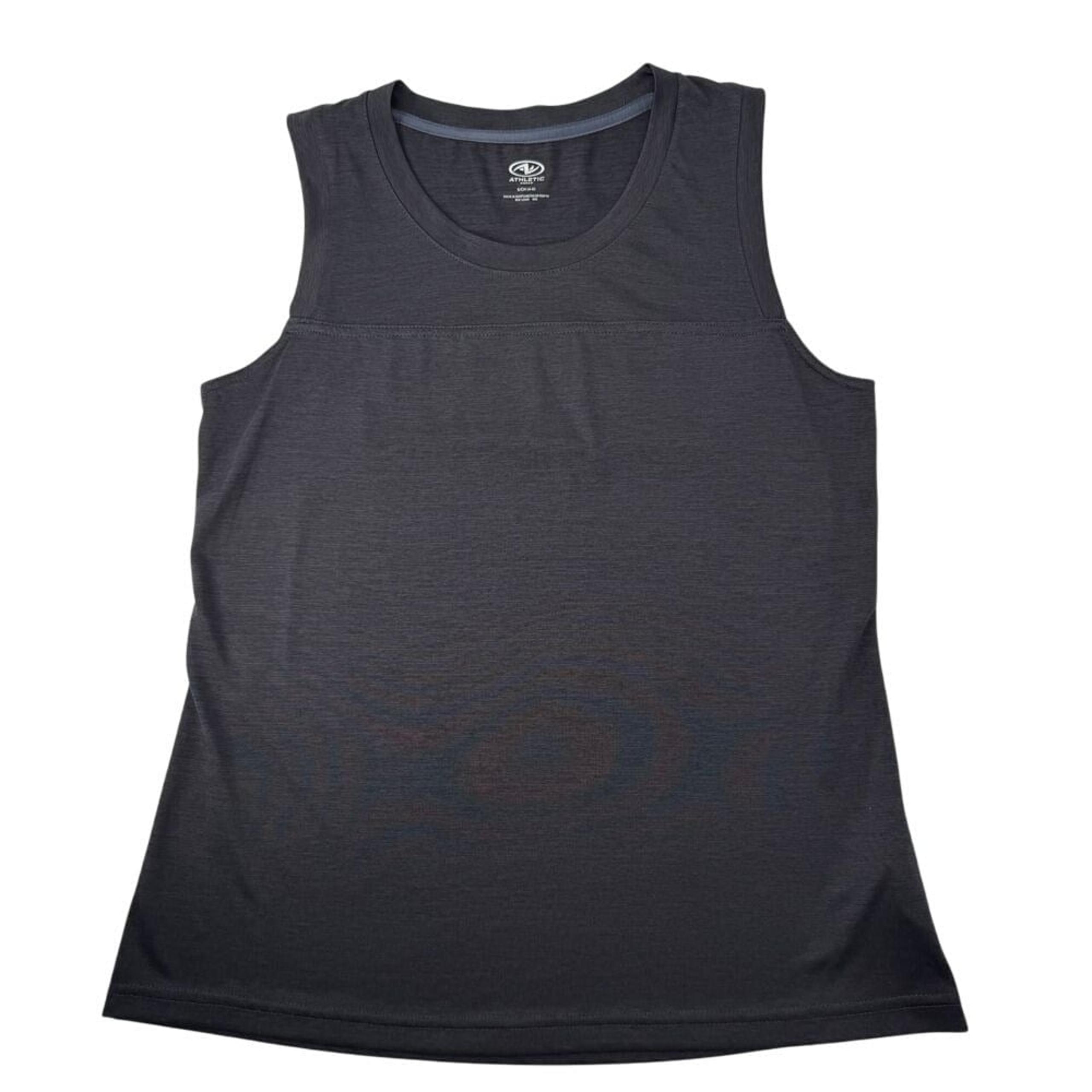 Athletic Works Tank Top Sleeveless Athletic Heathered Gray Activewear S