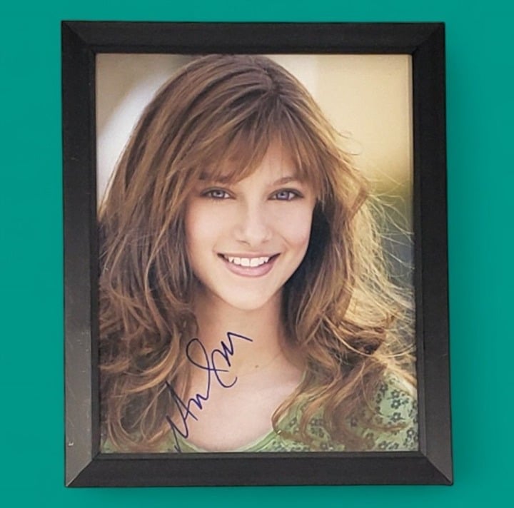 Autographed Aubrey Peeples Framed 8X10 Photo Bam Box Certified