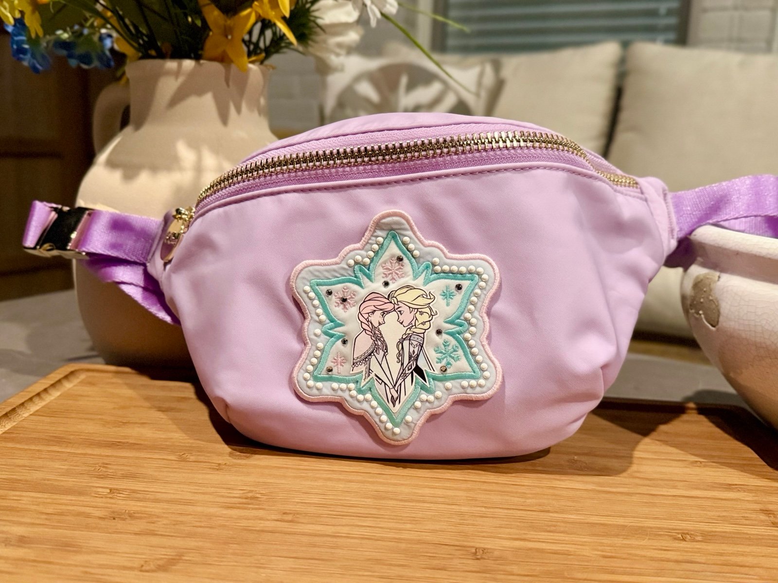Stoney Clover Lane Classic Fanny Pack with Disney’s Frozen Anna & Elsa Patch