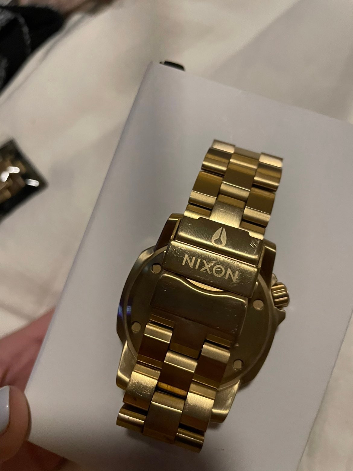 Gold Nixon Watch