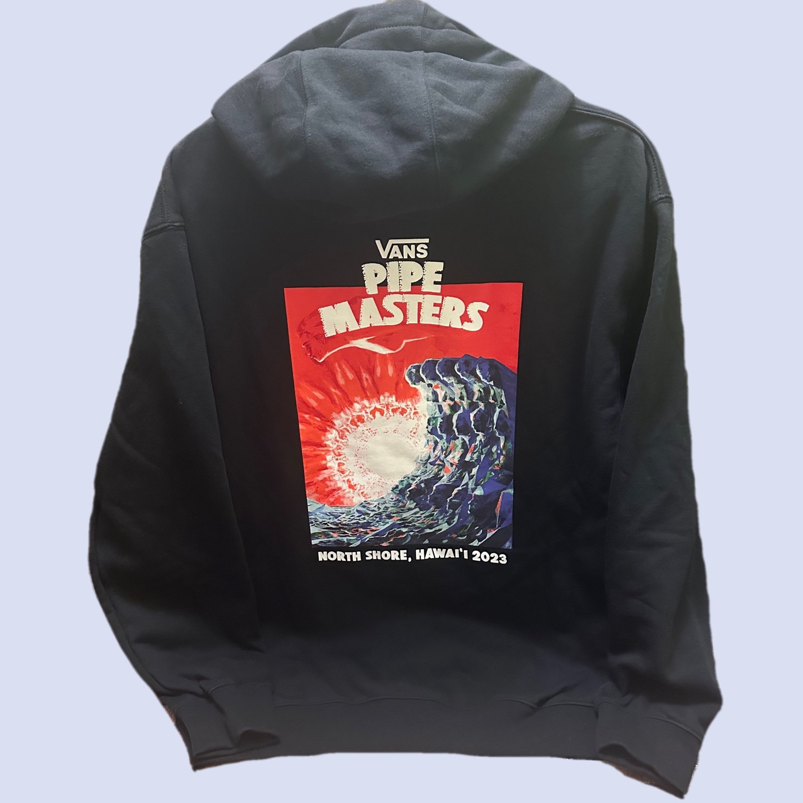 VANS PIPE MASTERS Black Hoodie Men’s Pullover size L