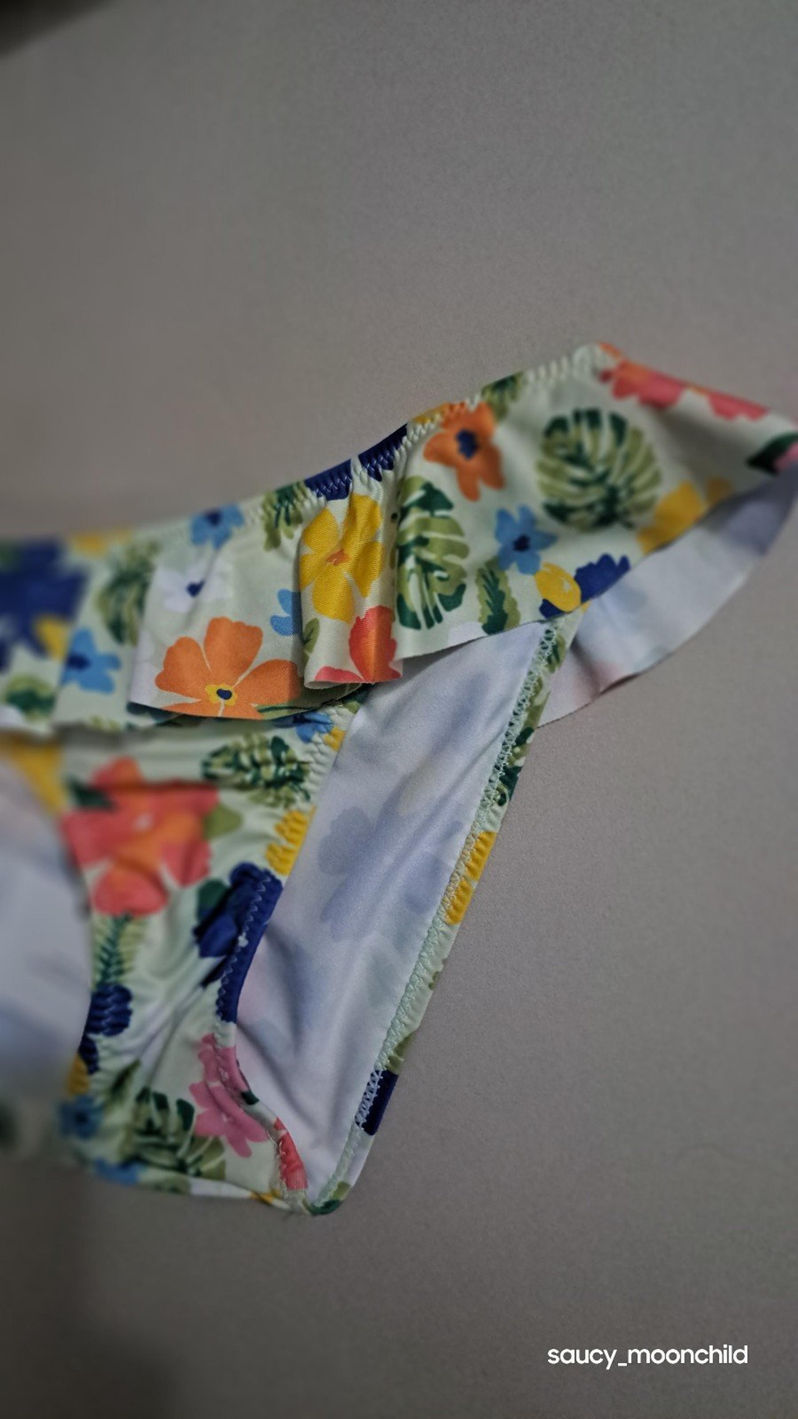 NWT • Zara • Girls Ruffle Floral Bikini Bottom Swimsuit 11-12 UPF 50+ UV Protect