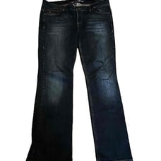 Tommy Hilfiger Womens Blue Faded Bootcut 5 Pocket Jeans Size 14S