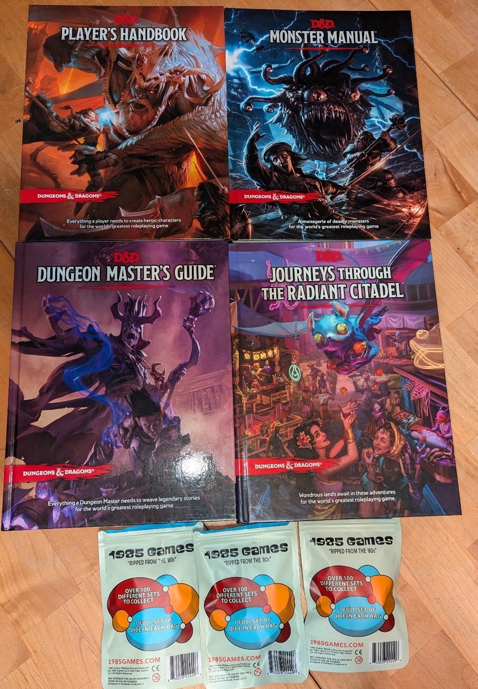 Dungeons and Dragons books (4 books)