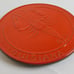 Frankoma Pottery Red Louisiana Crawfish Round Shape Trivet Hot Plate Holder