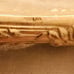 Antique Sterling Silver Fish Serving Knife Stainless Steel Blade Stamp Sterling