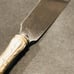 Antique Sterling Silver Fish Serving Knife Stainless Steel Blade Stamp Sterling