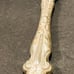 Antique Sterling Silver Fish Serving Knife Stainless Steel Blade Stamp Sterling