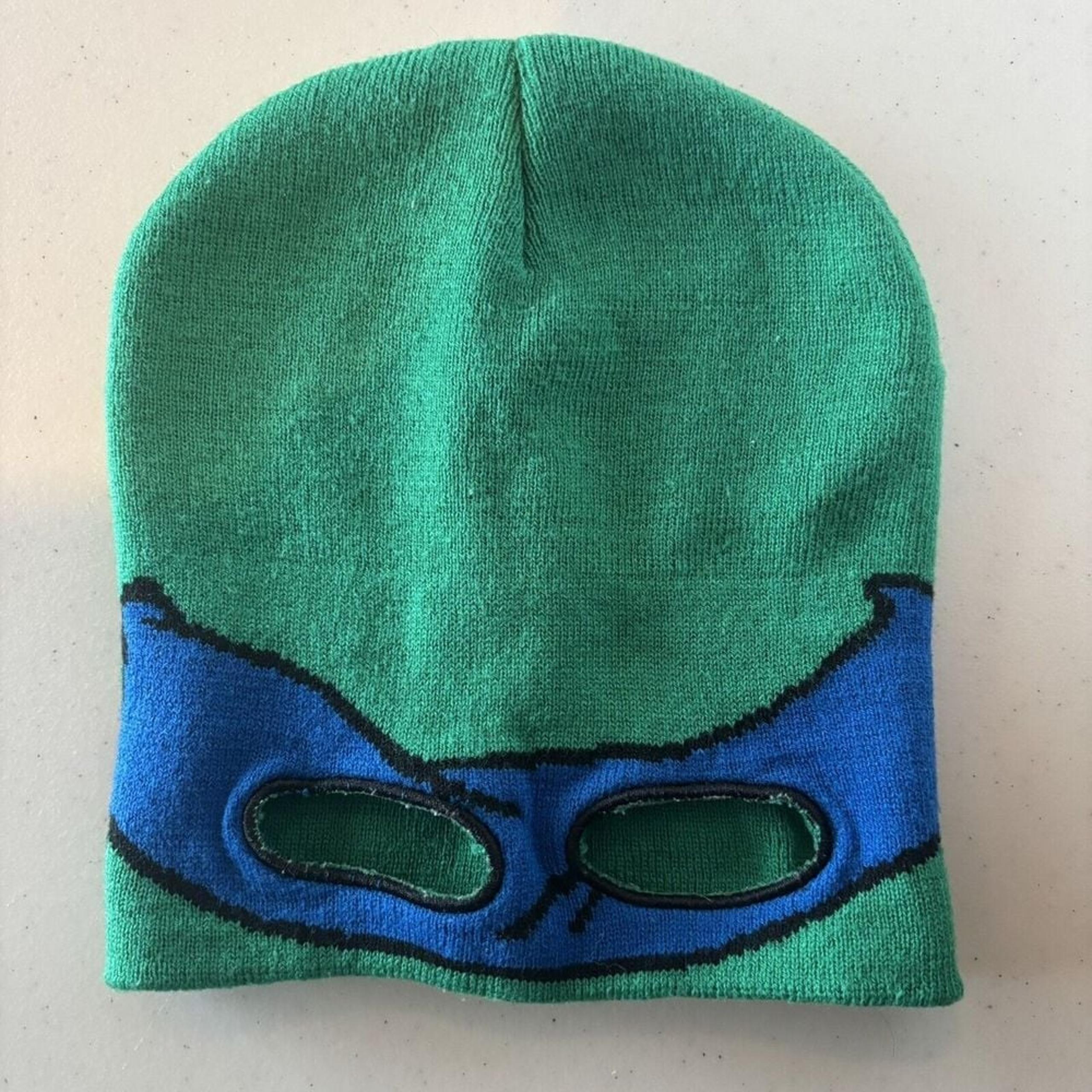 Kids Youth Boys 4-7 TMNT Ninja Turtles Winter Beanie Mask Hat Leonardo