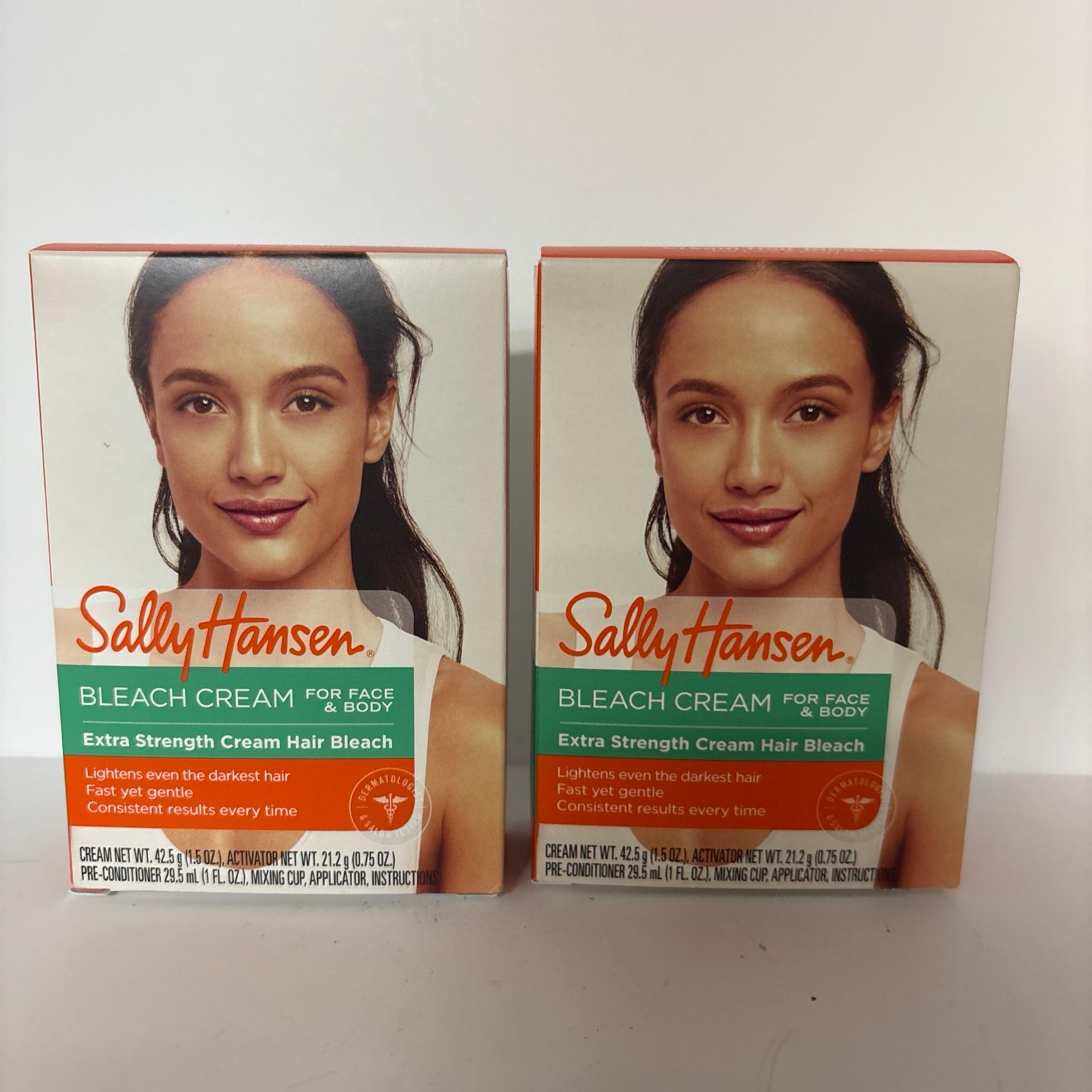 2 Pack Sally Hansen Bleach Cream  For Body And Face