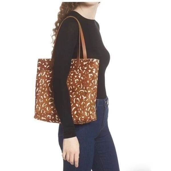 Madewell Calf Hair Brown Cross Body Shoulder Bag