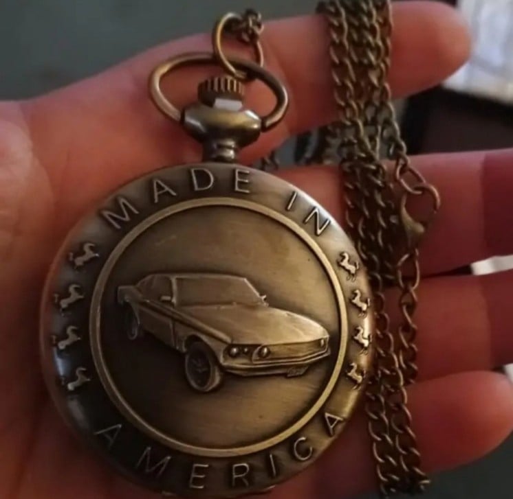 New Ford Mustang pocket watch