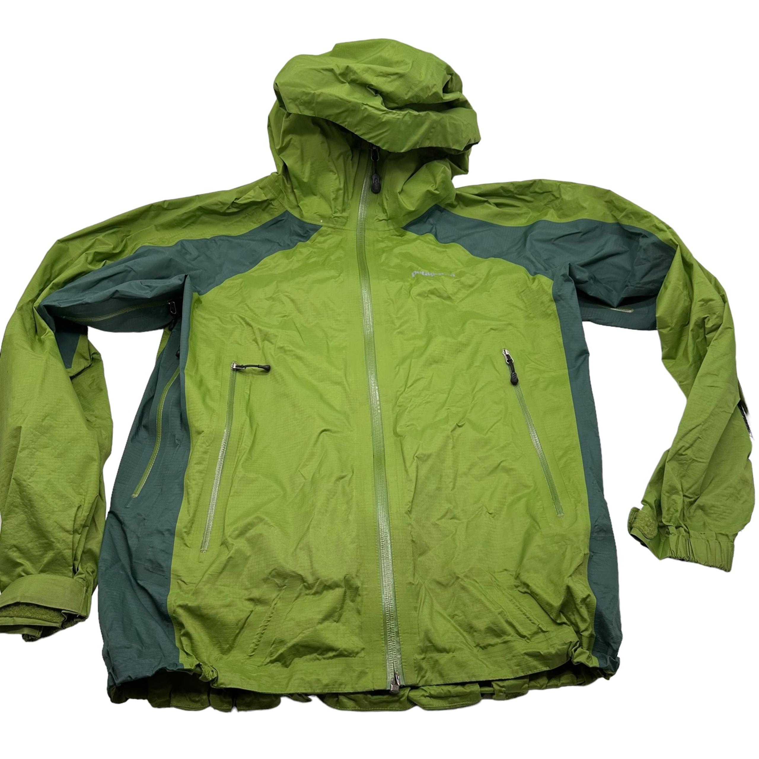 Patagonia Jacket Mens Small Hooded Windbreaker Rain Coat Hiking Backpacking