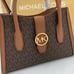MICHAEL KORS Gabby Small Logo Satchel COLOR BROWN NWT