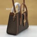 MICHAEL KORS Gabby Small Logo Satchel COLOR BROWN NWT