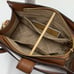 MICHAEL KORS Gabby Small Logo Satchel COLOR BROWN NWT