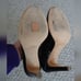 Marc by Marc Jacobs patent open toe pump metallic black Italy Size 36.5