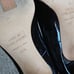 Marc by Marc Jacobs patent open toe pump metallic black Italy Size 36.5