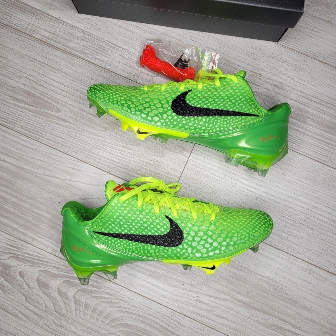 Nike Vapor Edge Kobe 6 Green Apple Grinch Size 12