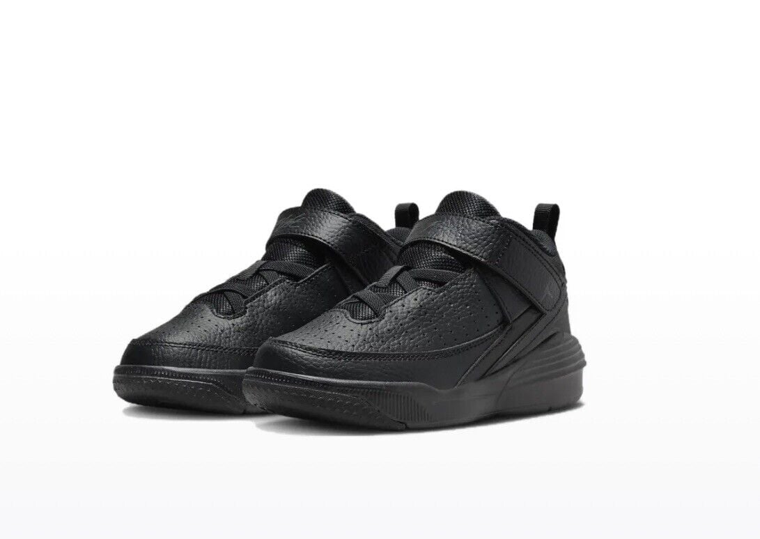Nike Jordan Max Aura 5 (PS) Sneaker Preschool All Black Hi-Top Basketball Shoe