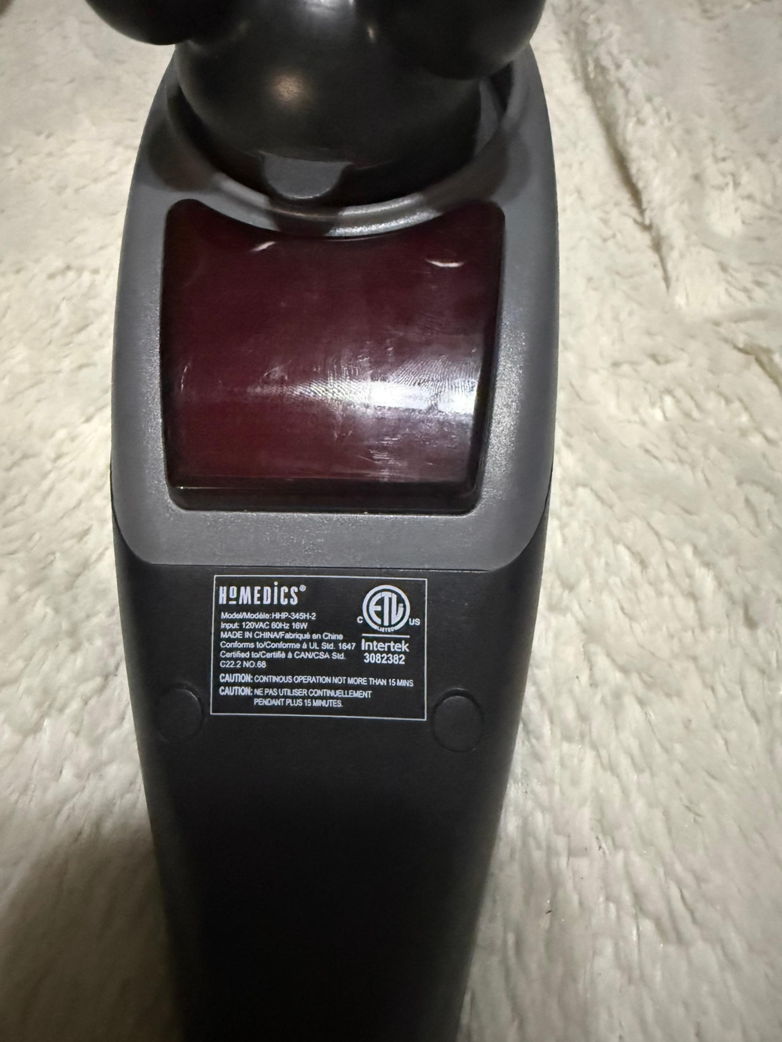 HoMedics Percussion Pro Massager with Heat, model HHP-345H-2.