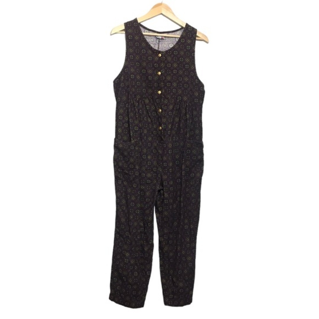 Vintage 80s maternity works corduroy jumpsuit size small