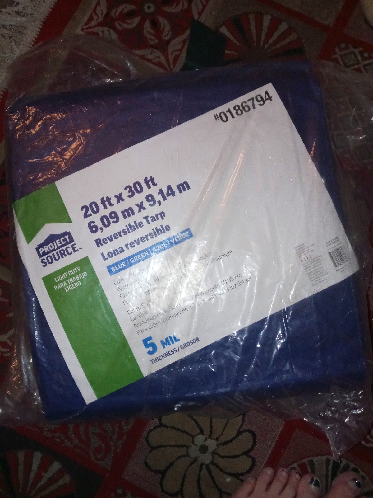 Brand new 20' x 30' 5 mil tarp