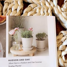 Planter + Saucer made from Hudson + Oak! From The Jilly Box!!
