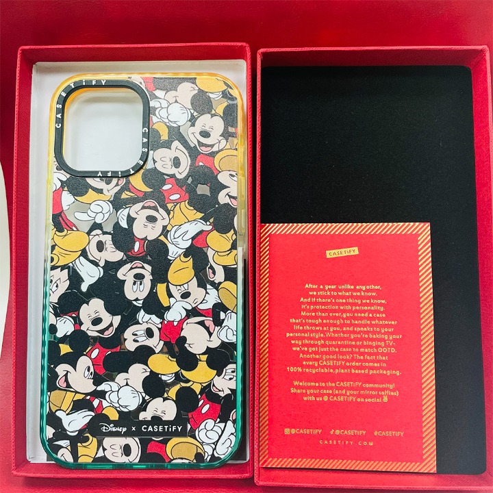 iphone 13 pro Casetify case Apple black Micky Border