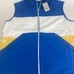 NWT Peter Millar Crown Sailing Nautilus Blue White Golf Zip Up Vest MEDIUM 168