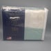 VINTAGE ROYALTY COLLECTION PERCALE 180 thread twin set NEW Teal w/eyelet lace