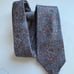 Christian Dior Men's Necktie Blue Paisley Pure All Silk Tie Made In USA