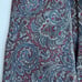 Christian Dior Men's Necktie Blue Paisley Pure All Silk Tie Made In USA
