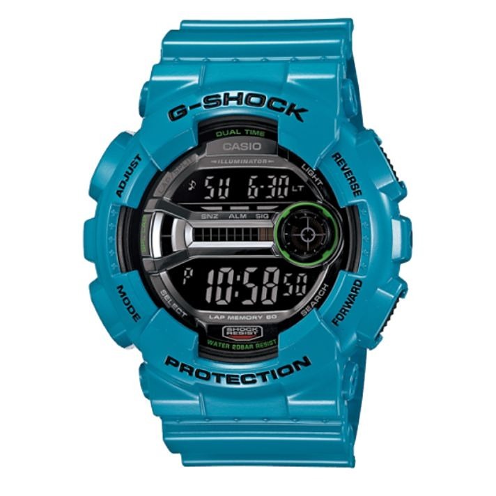 Casio G-Shock Blue Digitial Watch GD-110-1JF