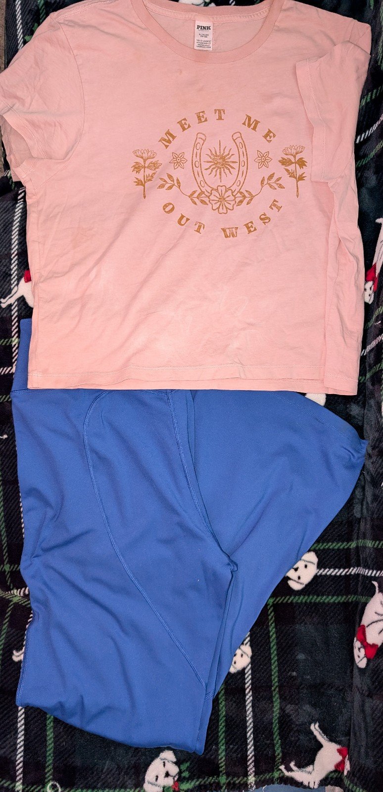 PINK 2 PIECE OUTFIT XL NWOT