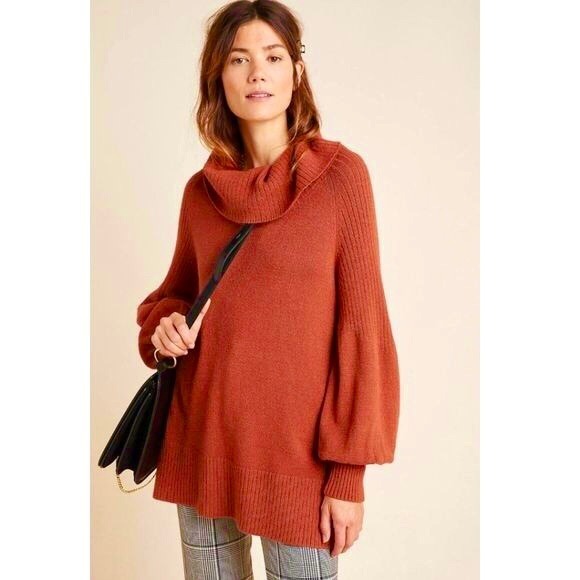 Anthropologie Paloma Knit Tunic Sweater