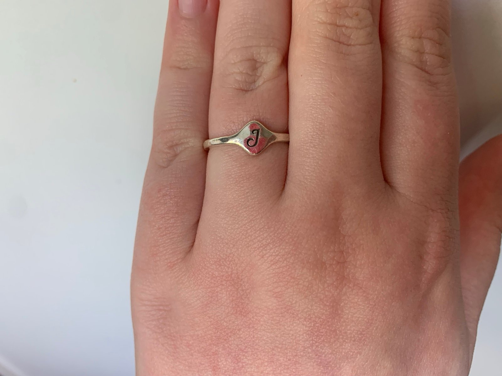 James Avery Petit Signet Initial Ring