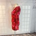 RUNAWAY NWT long sleeve ruched skirt LITSA DRESS PINK size xs or 2