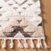 Moroccan Tassel Shag Collection Runner Rug - 2'3 x 6', Ivory & Brown,